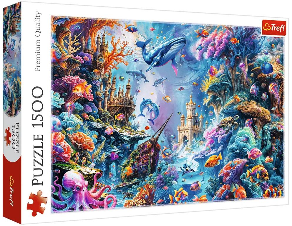 Puzzle Trefl din 1500 piese - Lumea subacvatică