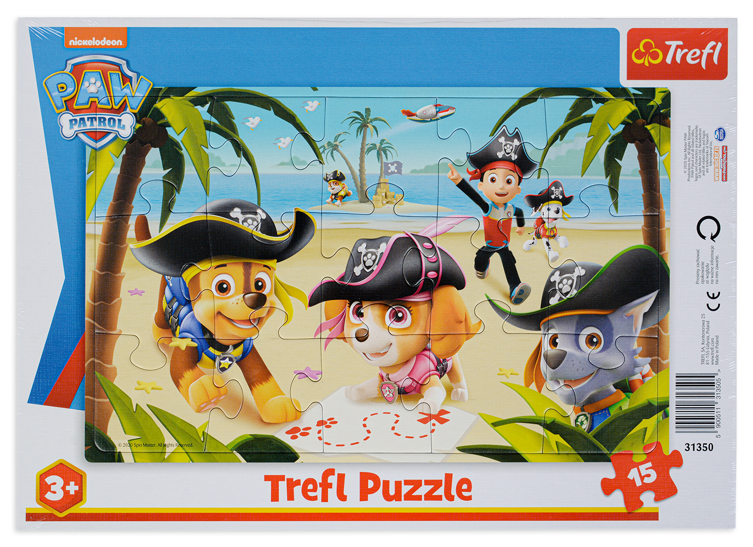 Puzzle Trefl de 15 piese - Friends from Paw Patrol