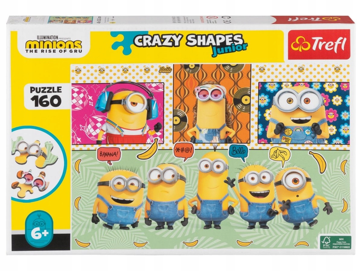 Puzzle Trefl din 160 piese - Minionii