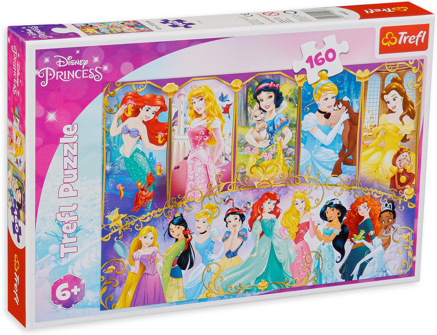 Puzzle Trefl din 160 de piese - Disney Princess