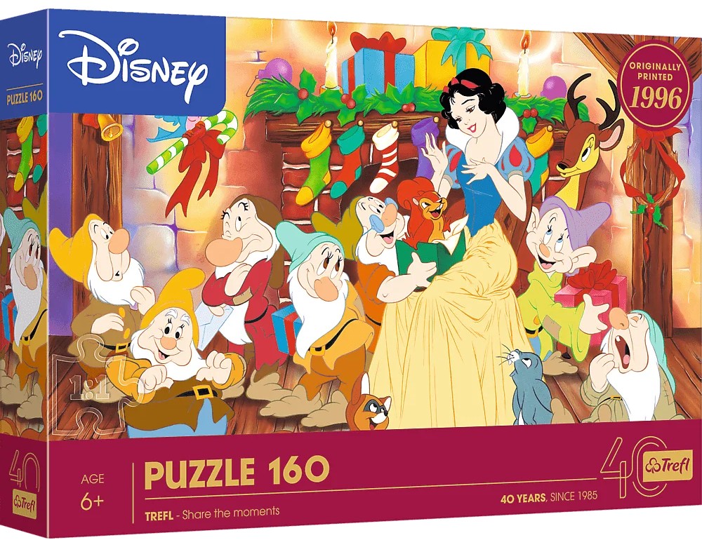 Puzzle Trefl din 160 piese - Crăciunul de basm al Albei ca Zăpada