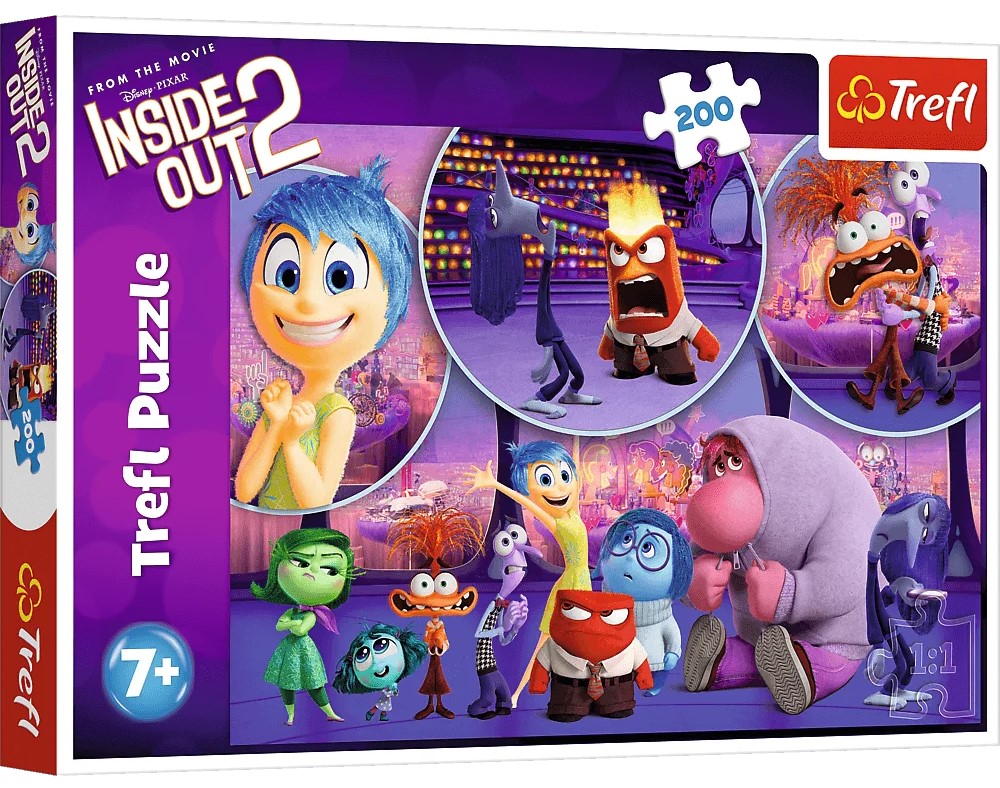 Puzzle Trefl din 200 piese - Emoțiile copiilor