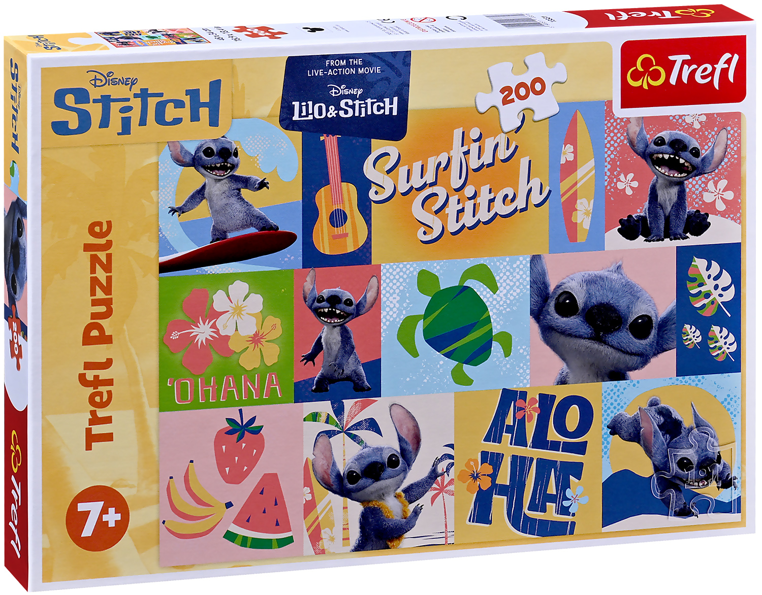 Puzzle Trefl din 200 piese - Aventuri hawaiene