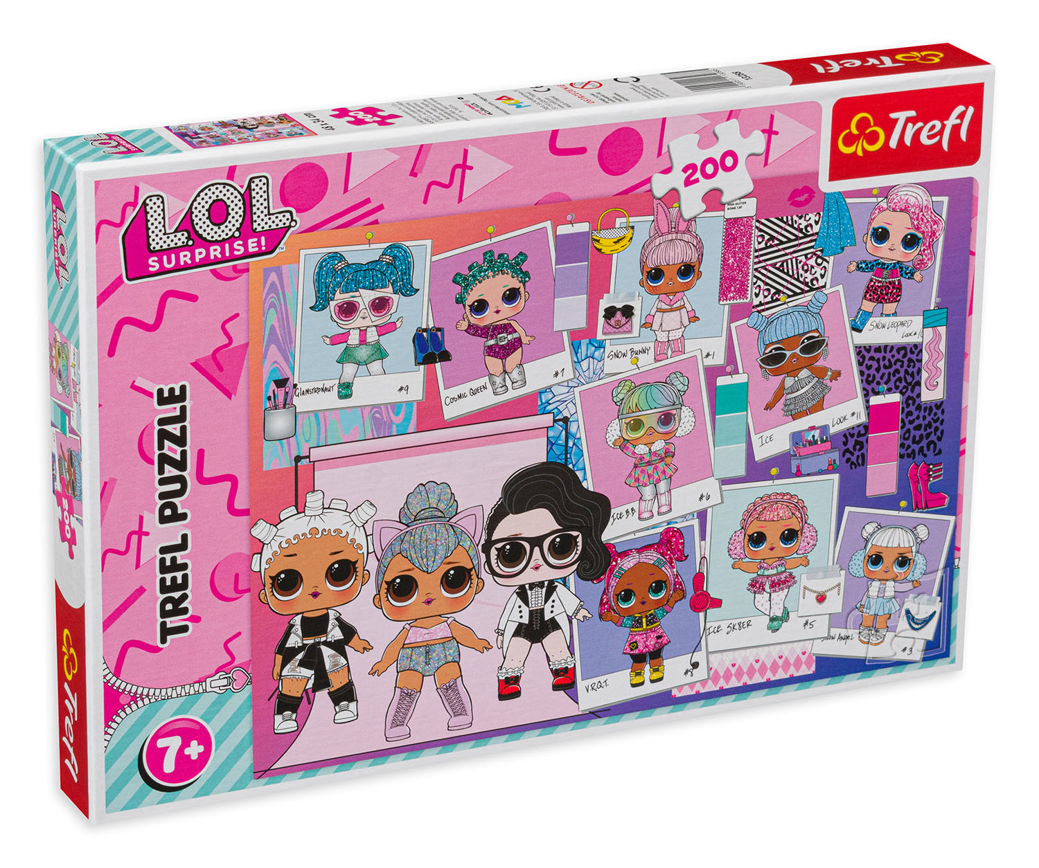 Puzzle Trefl din 200 de piese - Păpuși dulci