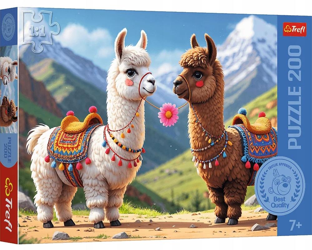 Puzzle Trefl din 200 piese - Lame colorate