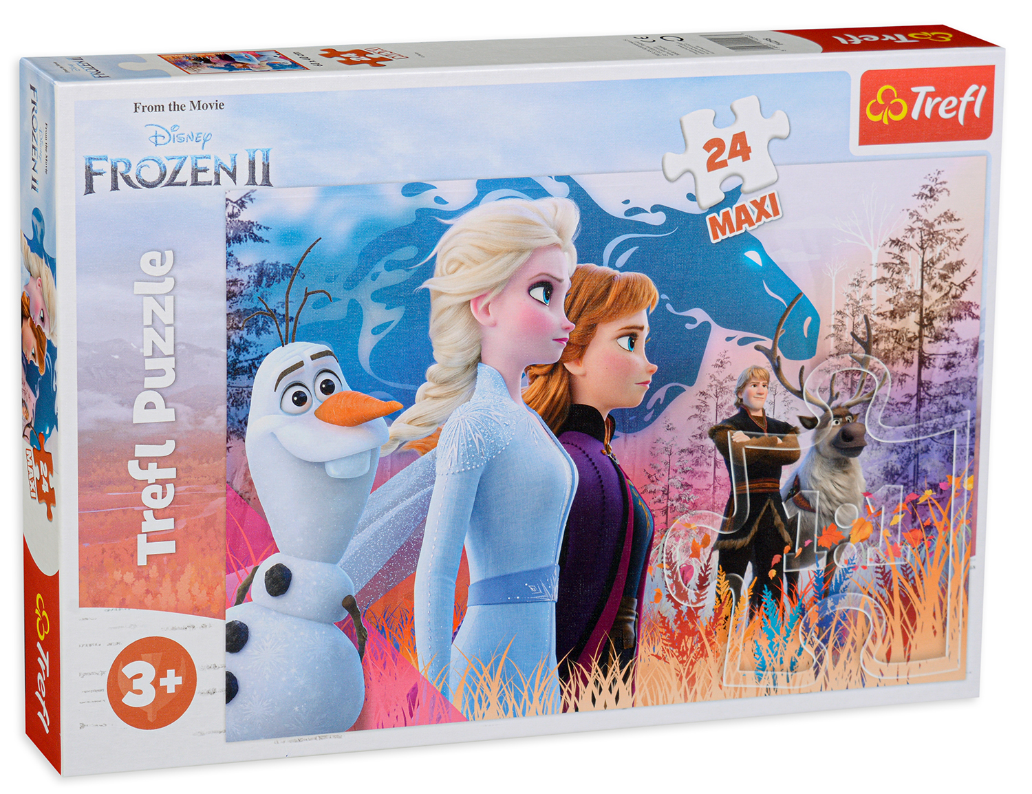 Puzzle Trefl din 24 de piese maxi - Regatul de gheata 2, Calatoria magica
