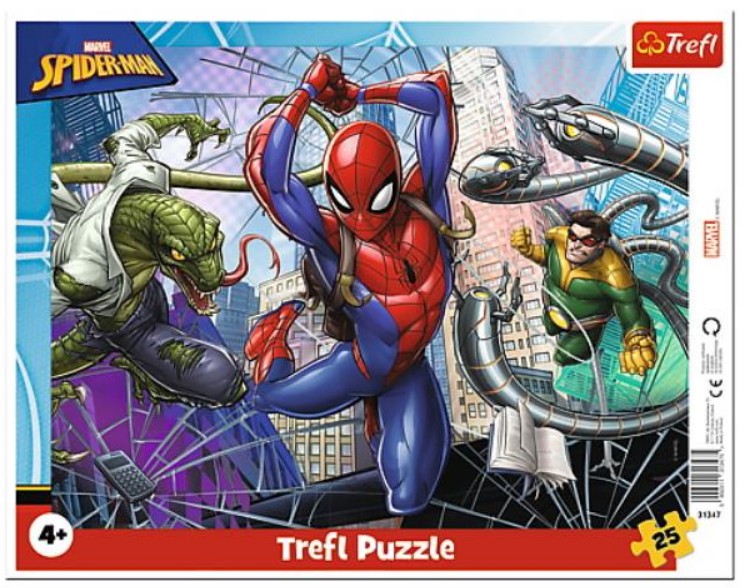 Puzzle Trefl din 25 de piese - Brave Spiderman