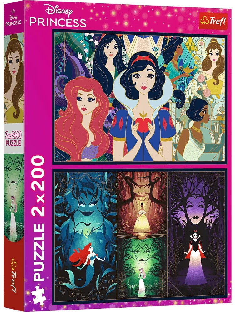 Puzzle 2 x 200: Disney Princess. Frumoasele printese - imagine 2
