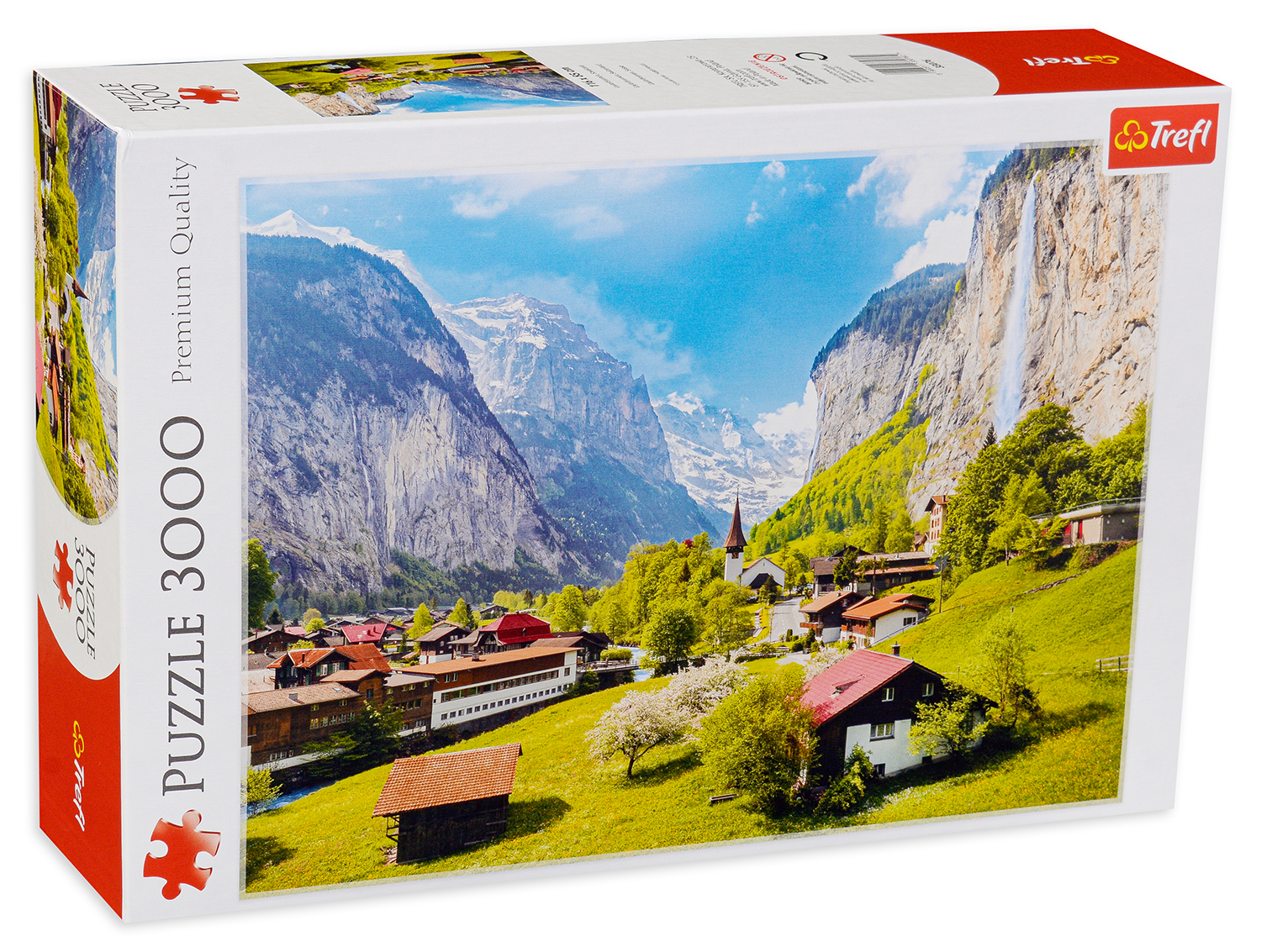 Puzzle Trefl din 3000 de piese - Lauterbrunnen, Switzerland
