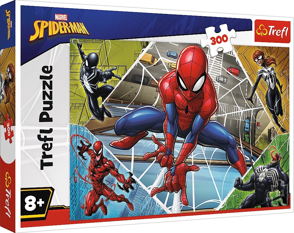 Puzzle Trefl din 300 de piese - Genialul SpiderMan