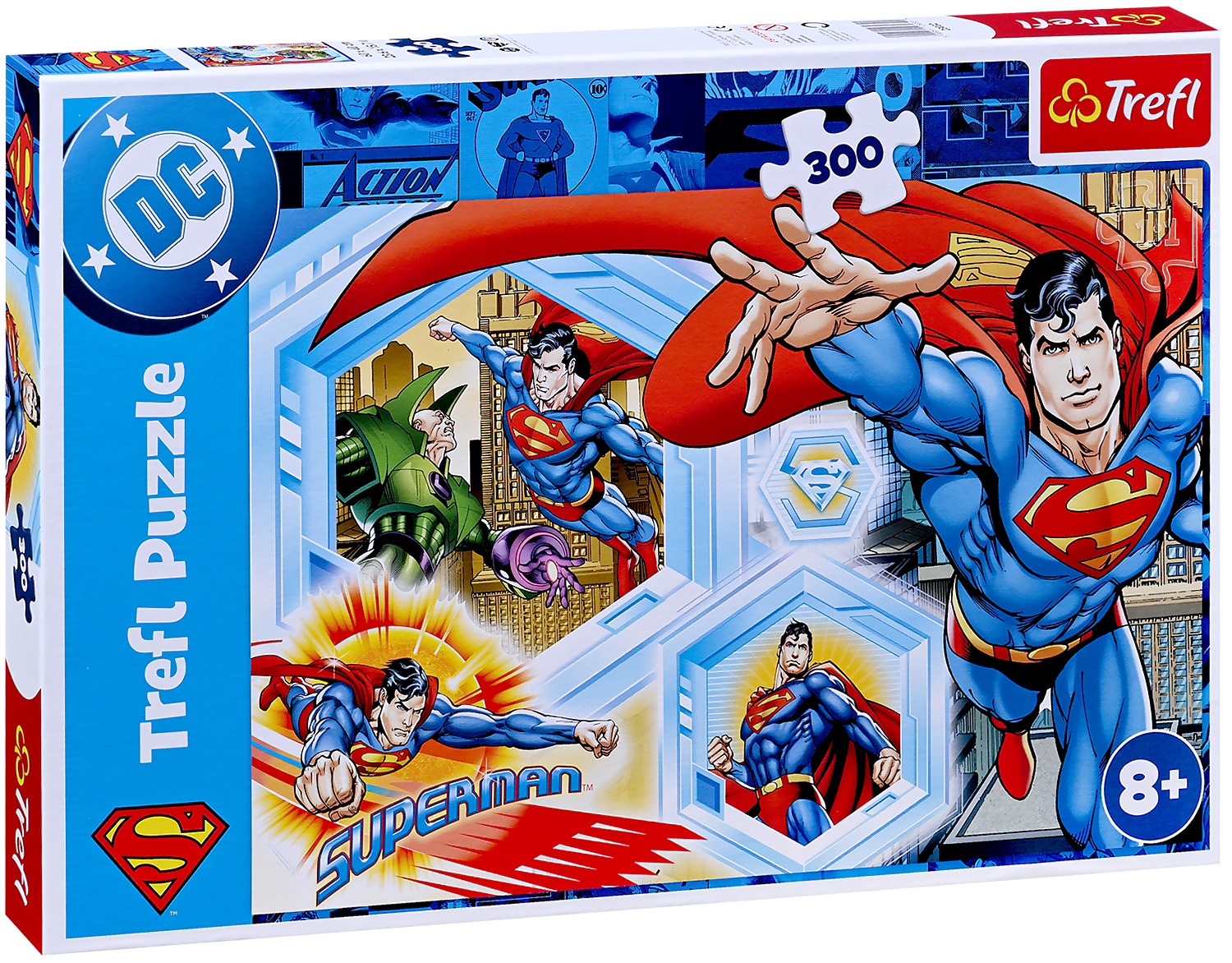 Puzzle Trefl din 300 piese - Superman de neînvins