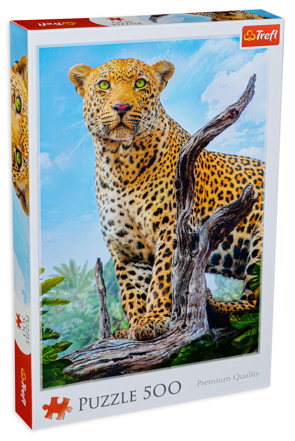 Puzzle Trefl din 500 de piese -  Leopard