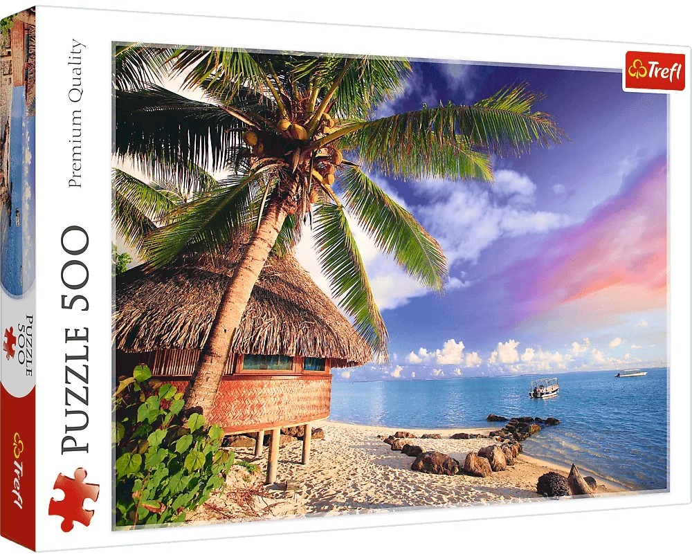 Puzzle Trefl de la  500 piese - Insula Bora Bora