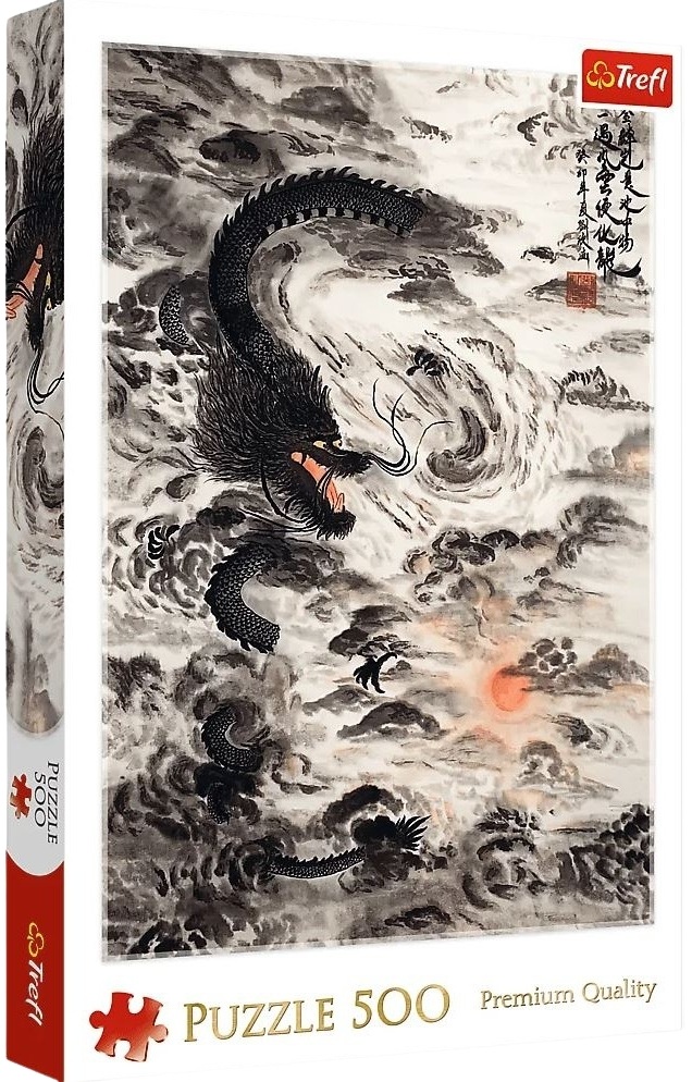 Puzzle Trefl din 500 piese - Ascensiunea Dragonului Imperial
