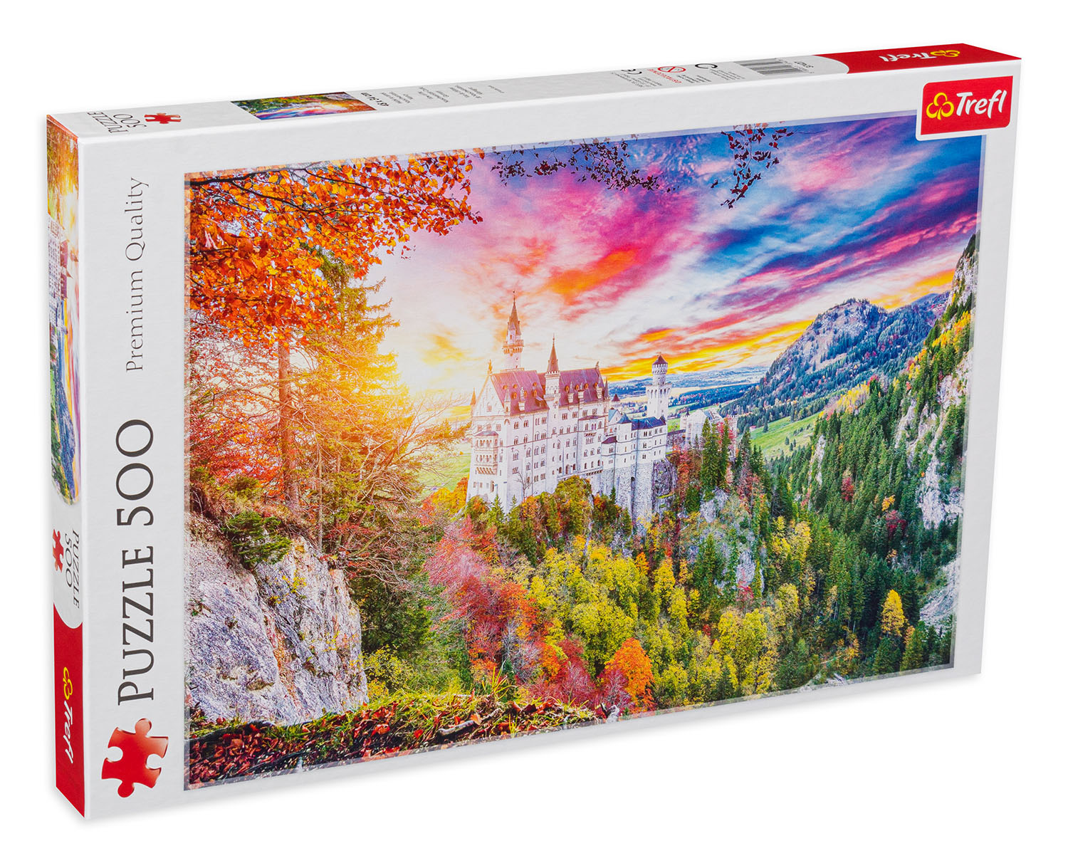 Puzzle Trefl din 500 de piese - Castelul Neuschwanstein, Germania