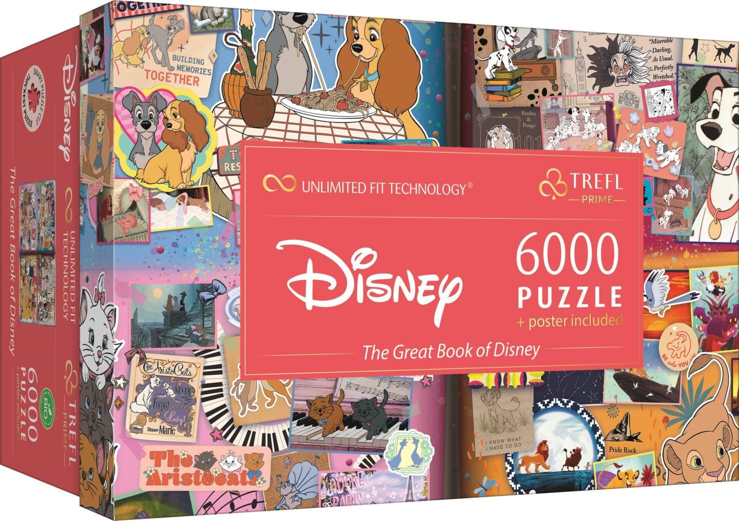 Puzzle Trefl din  6000 piese - Marea Carte a lui Disney
