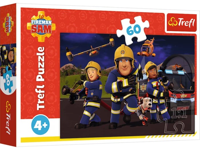 Puzzle Trefl din 60 de piese - Eroi în uniformă