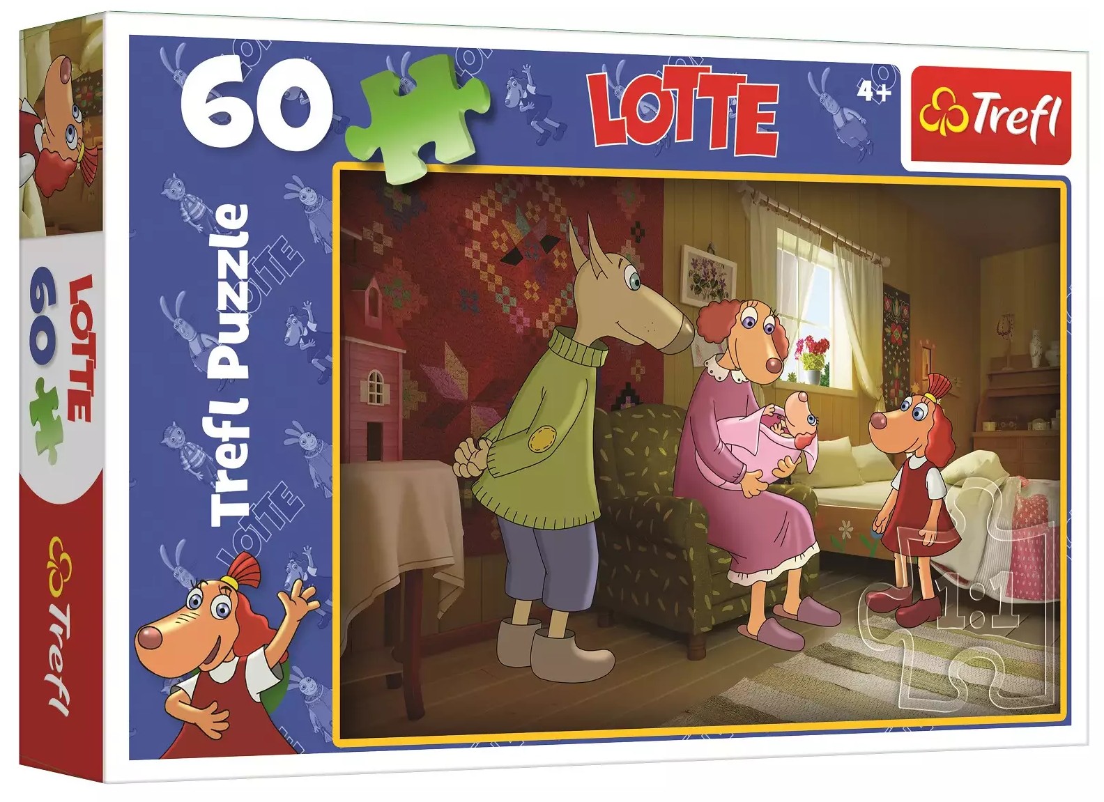 Puzzle Trefl din 60 piese - Lotte