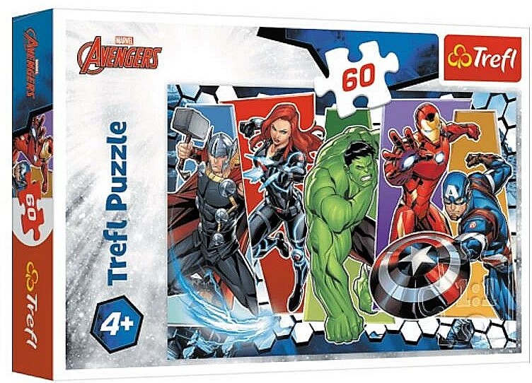Puzzle Trefl din 60 de piese - Razbunatorii