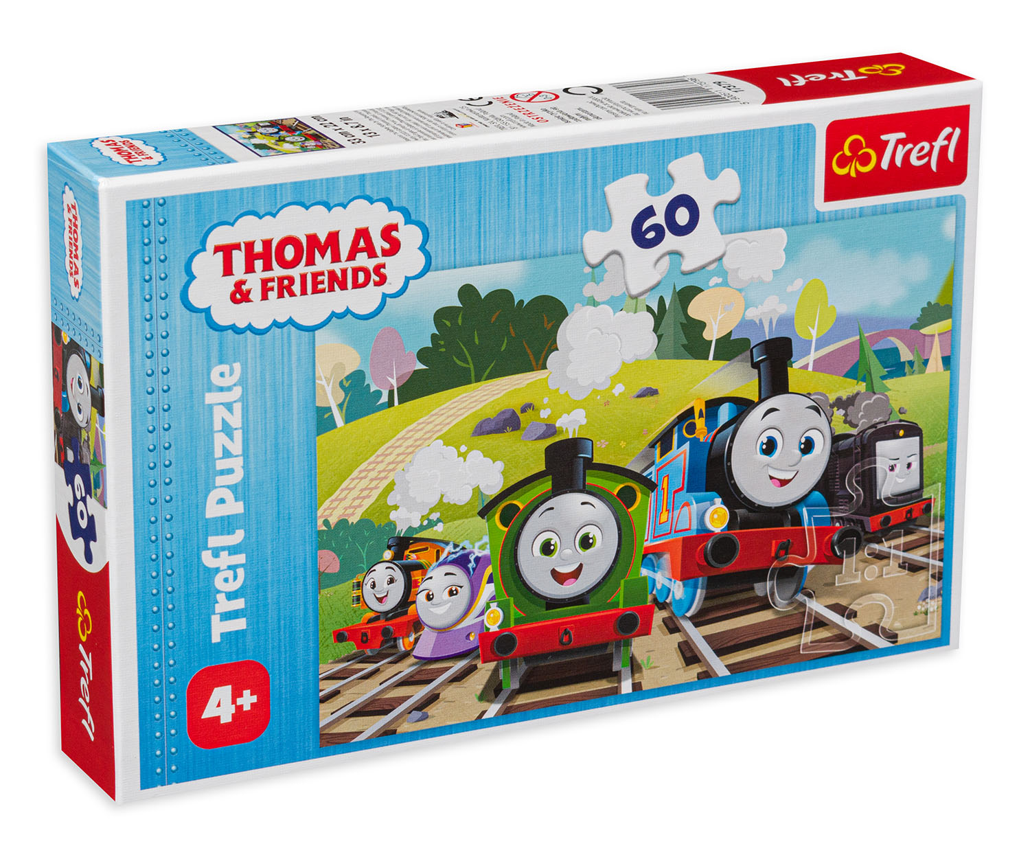 Puzzle Trefl din 60 de piese - Thomas călătorind