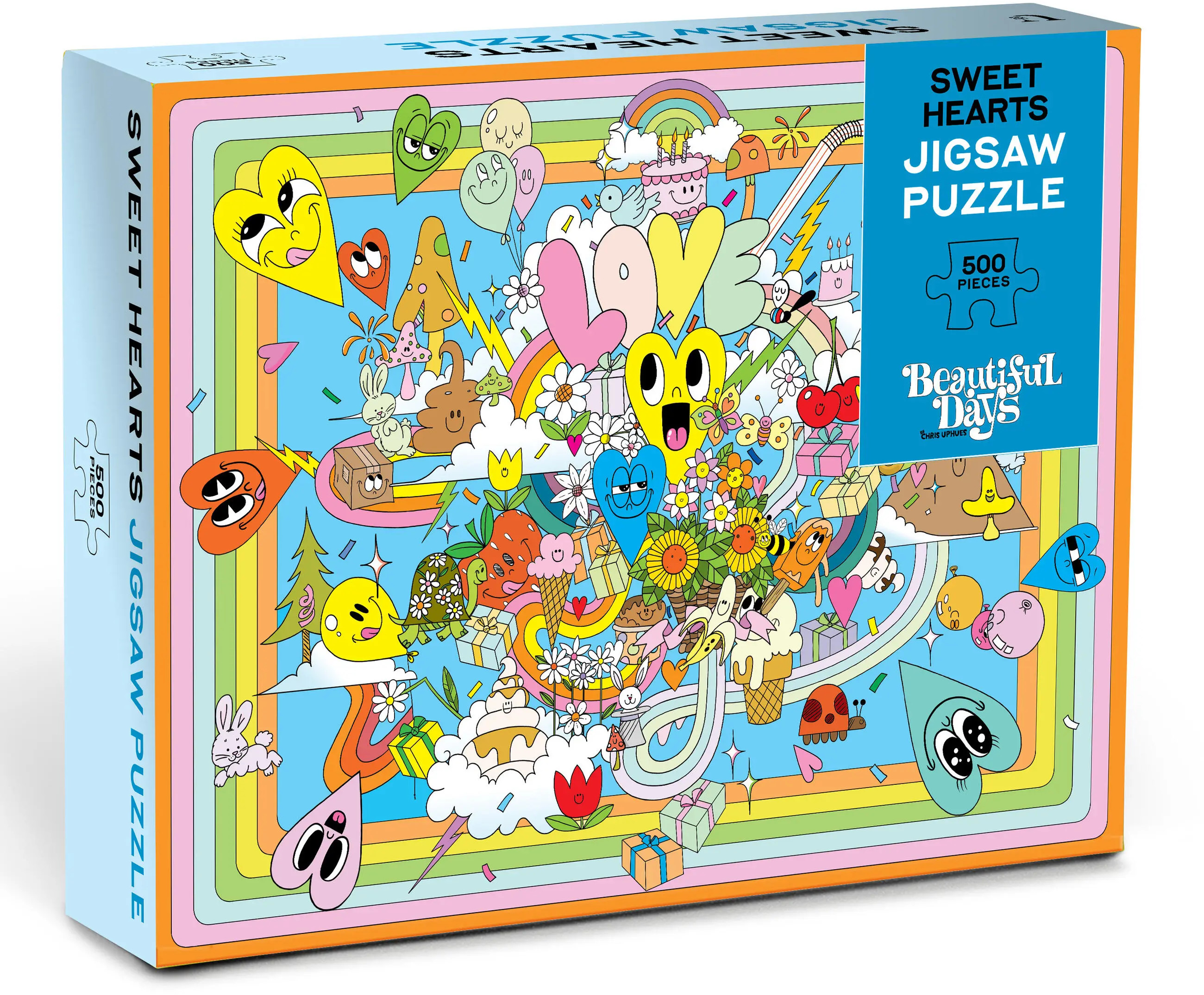 Puzzle Union Square din 500 piese - Inimi dulci