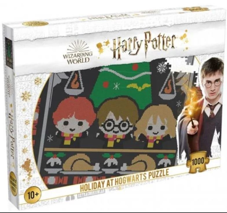Puzzle Winning Moves din 1000 de piese - Crăciun la Hogwarts