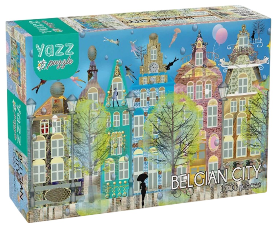 Puzzle Yazz Puzzle din 1000 piese - Oraș belgian