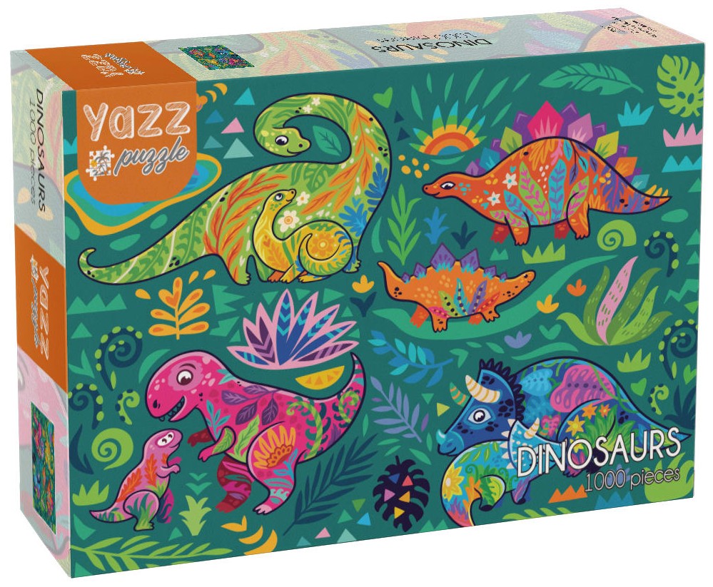 Puzzle Yazz Puzzle din 1000 piese - Dinozauri