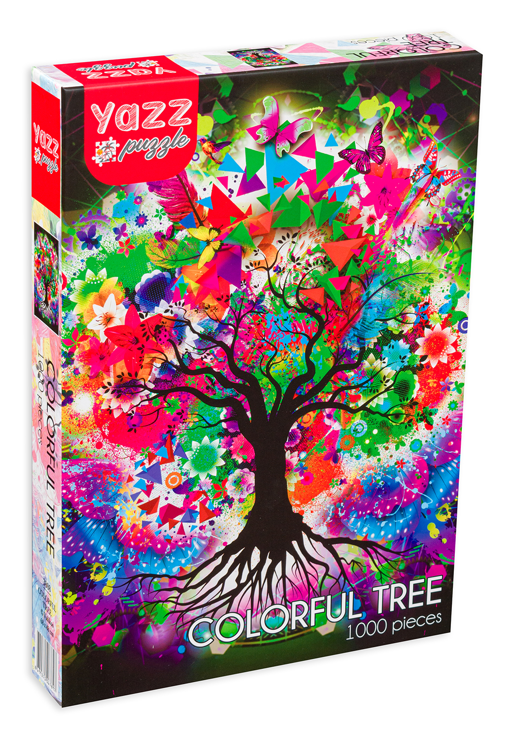 Puzzle Yazz Puzzle din 1000 de piese - Copac multicolor
