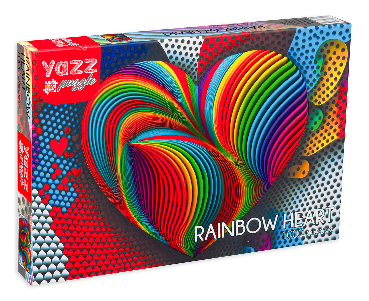 Puzzle Yazz Puzzle din 1000 de piese - Inimă multicoloră