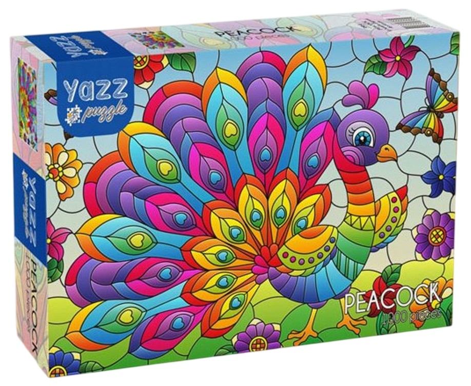 Puzzle Yazz Puzzle din 1000 piese - Păun
