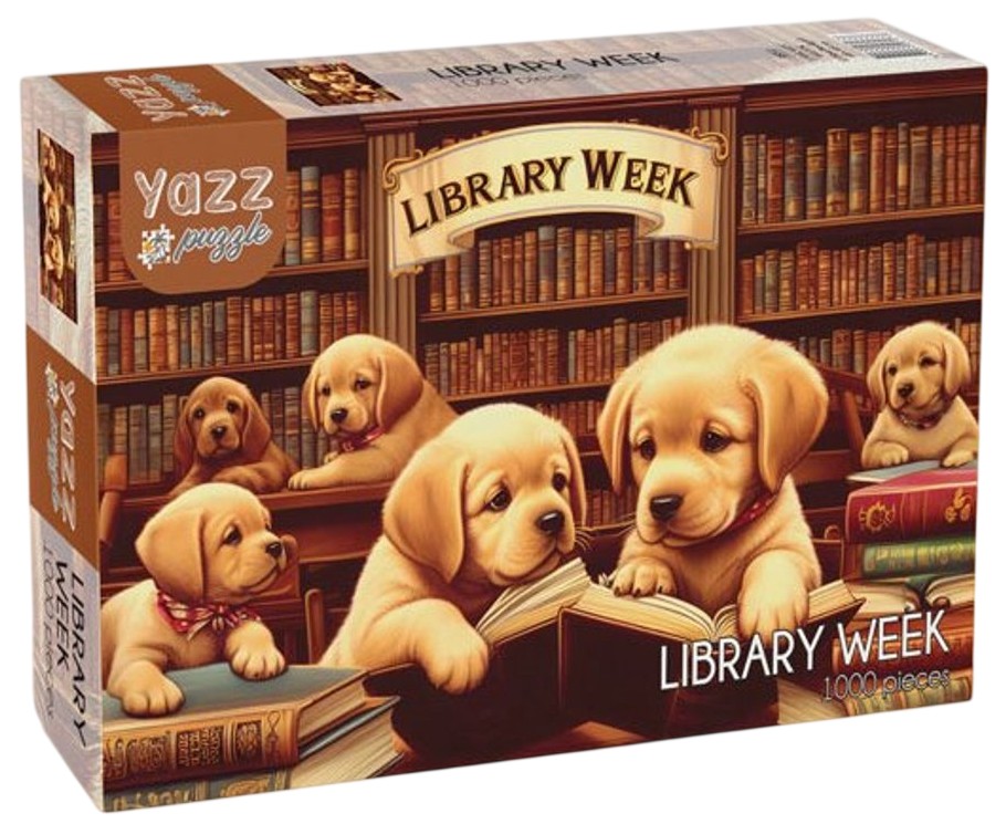 Puzzle Yazz Puzzle din 1000 piese - Săptămâna Bibliotecilor