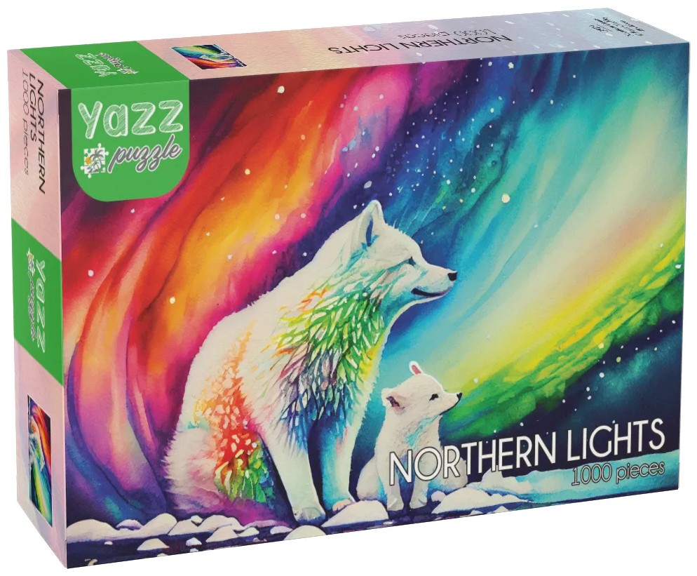 Puzzle Yazz Puzzle din 1000 piese - Aurora boreală
