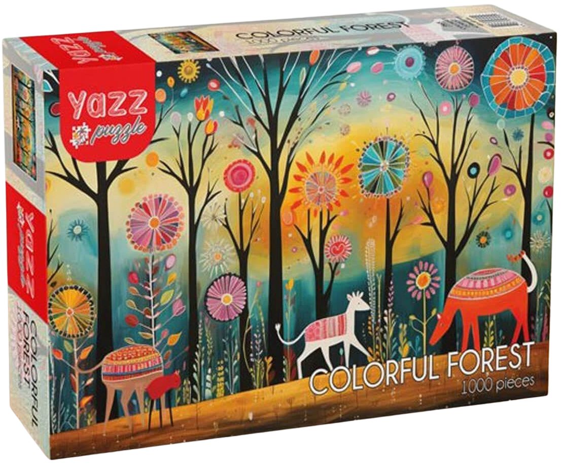 Puzzle Yazz Puzzle din 1000 piese - Pădurea de flori