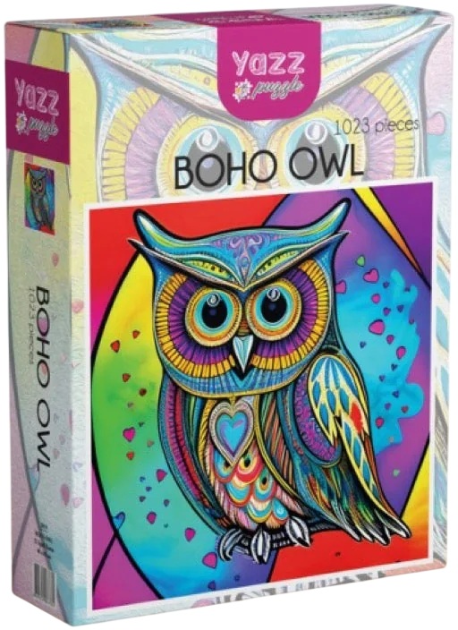 Puzzle Yazz Puzzle din 1023 piese - Bufniță boho