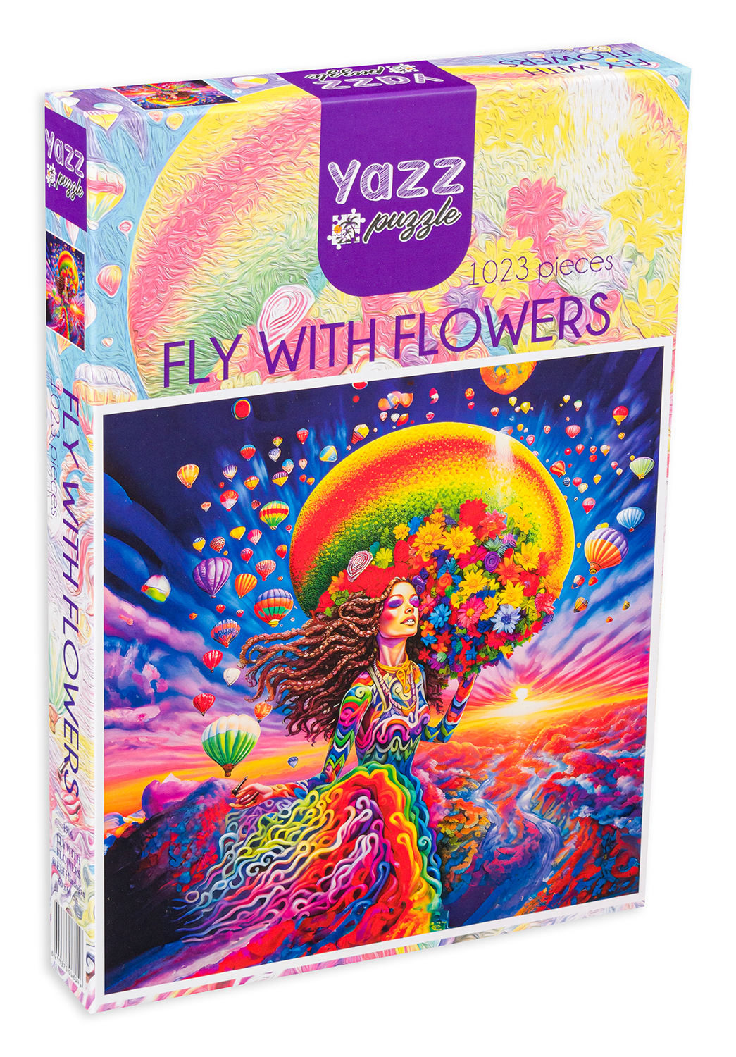 Puzzle Yazz Puzzle din 1023 de piese - Zbor cu flori