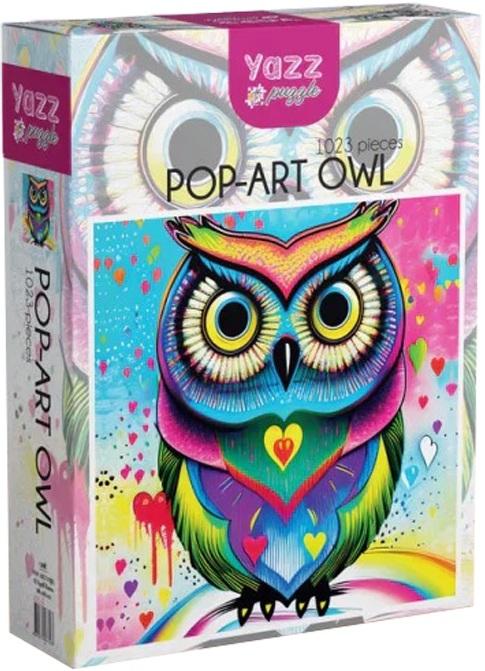 Puzzle Yazz Puzzle din 1023 piese - Bufniță pop art