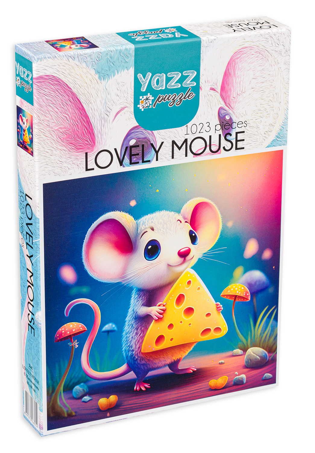 Puzzle Yazz Puzzle din 1023 de  piese - Lovely Mouse