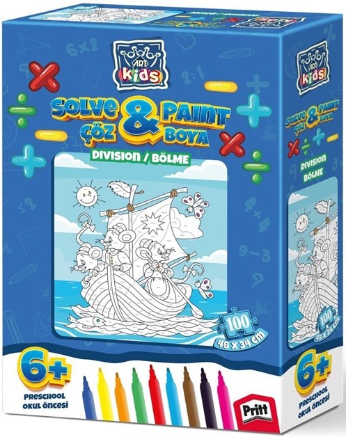 Puzzle de colorat Art Puzzle din 100 de piese - Navă