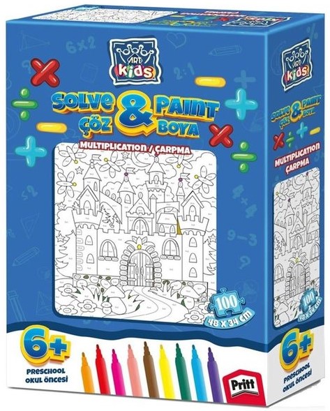 Puzzle de colorat Art Puzzle din 100 de piese - Castelul