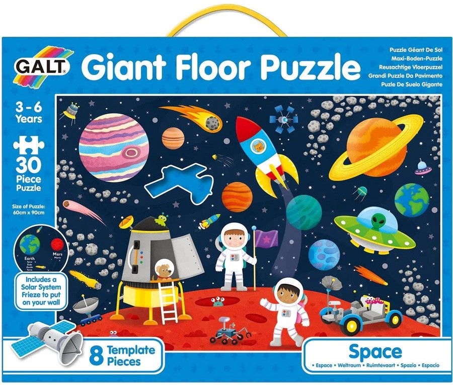 Puzzle pentru podea Galt din 30 XXL de piese - Spațiu
