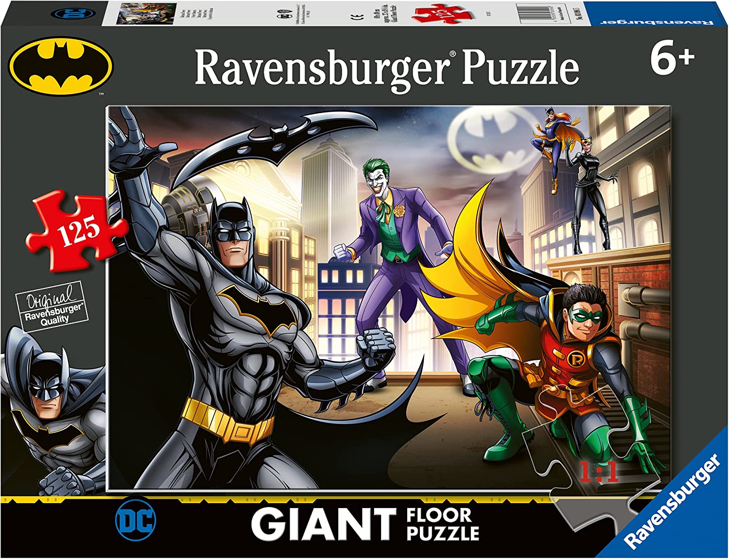 Puzzle pentru podea Ravensburger din 125 de piese - Batman
