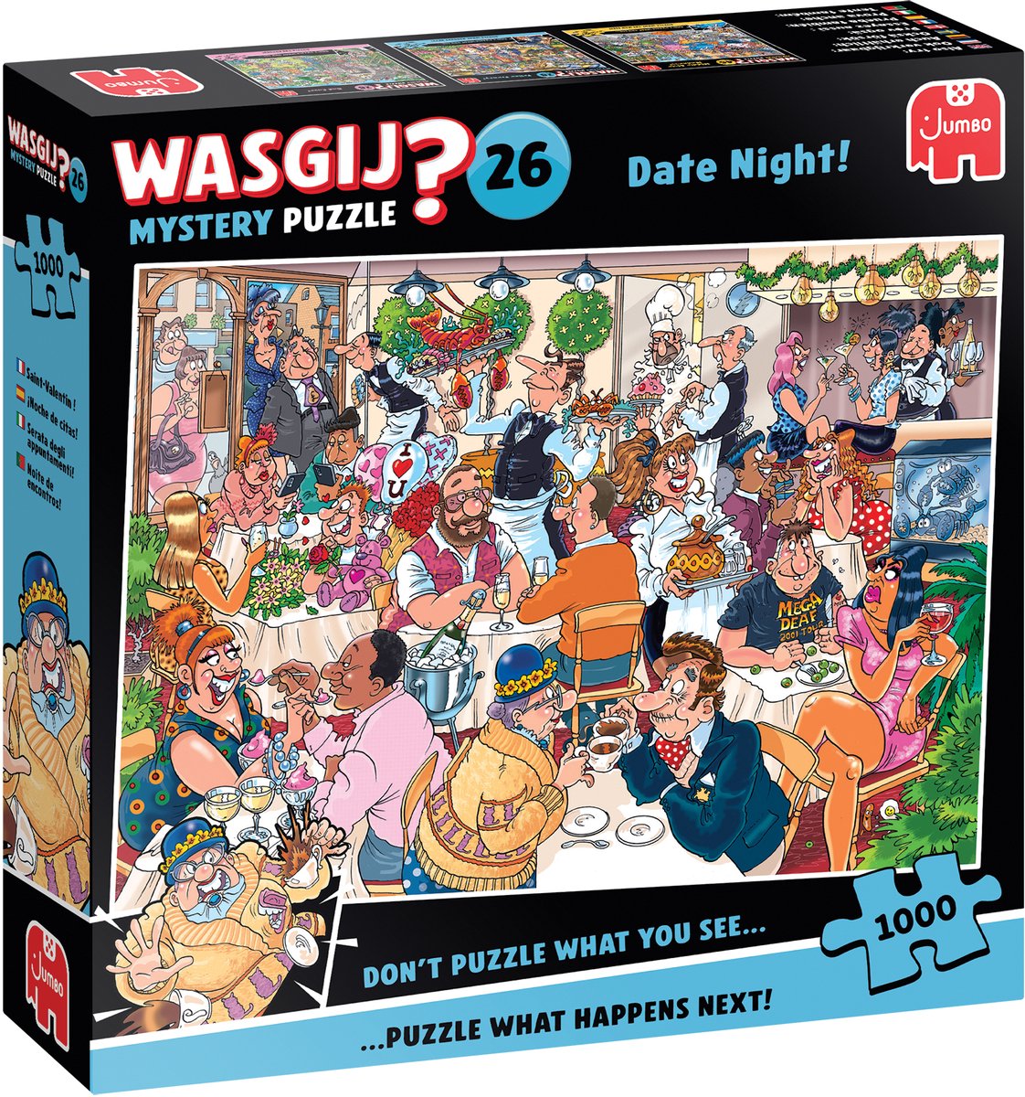 Puzzle-ghicitoare Jumbo din 1000 piese - La o întâlnire
