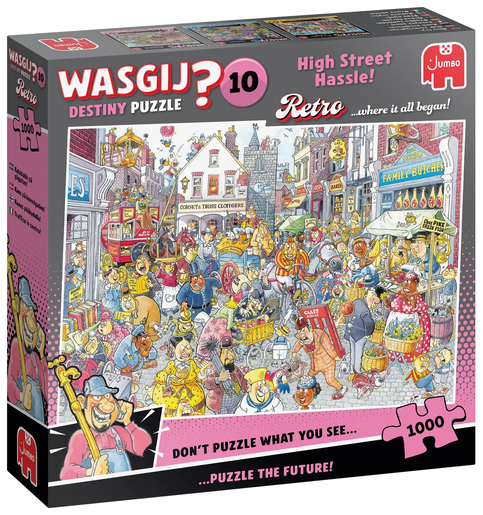 Puzzle-joc Jumbo de 1000 piese - Necazuri pe strada principală
