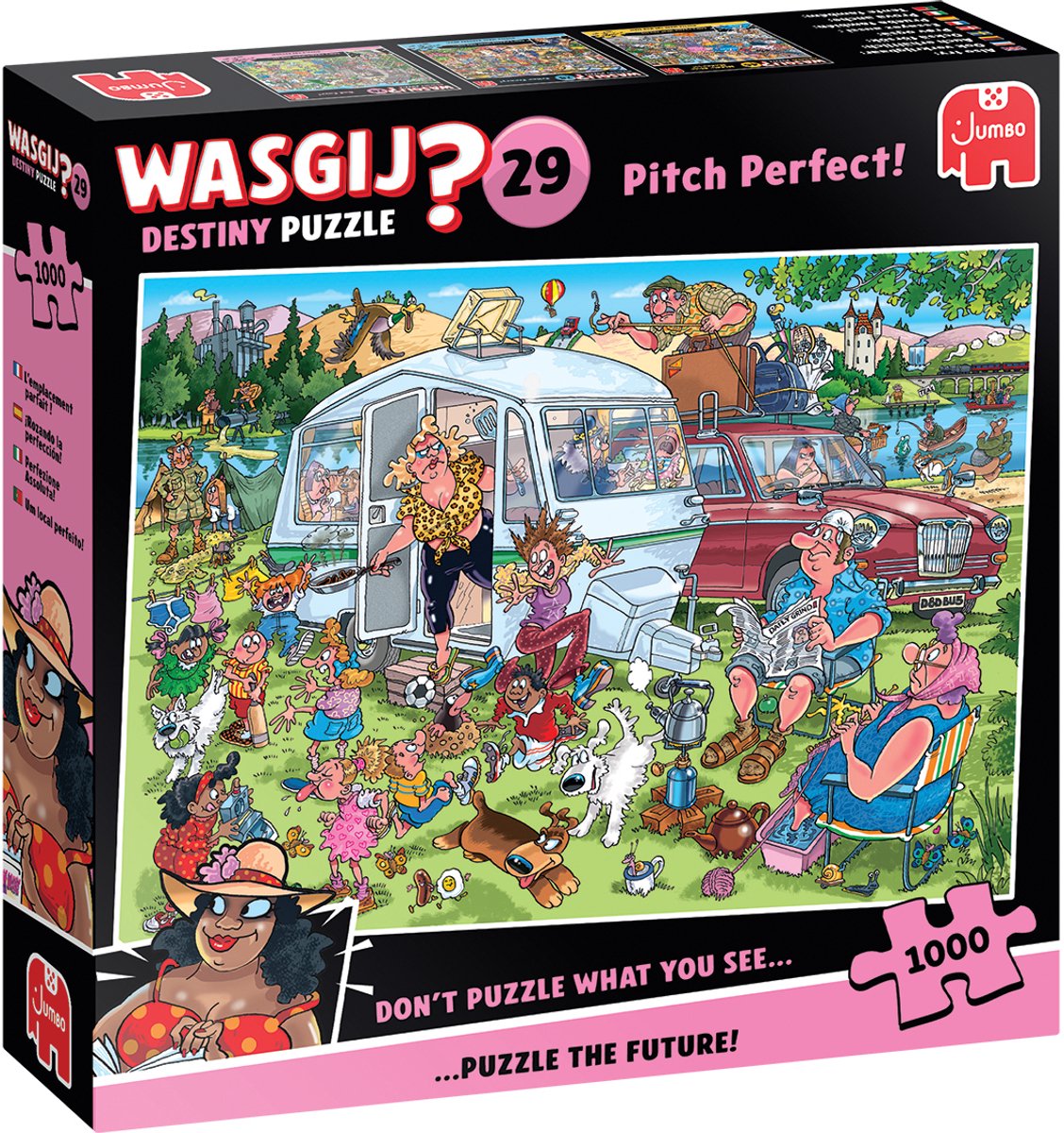 Puzzle-ghicitoare Jumbo din 1000 piese - Zi perfectă