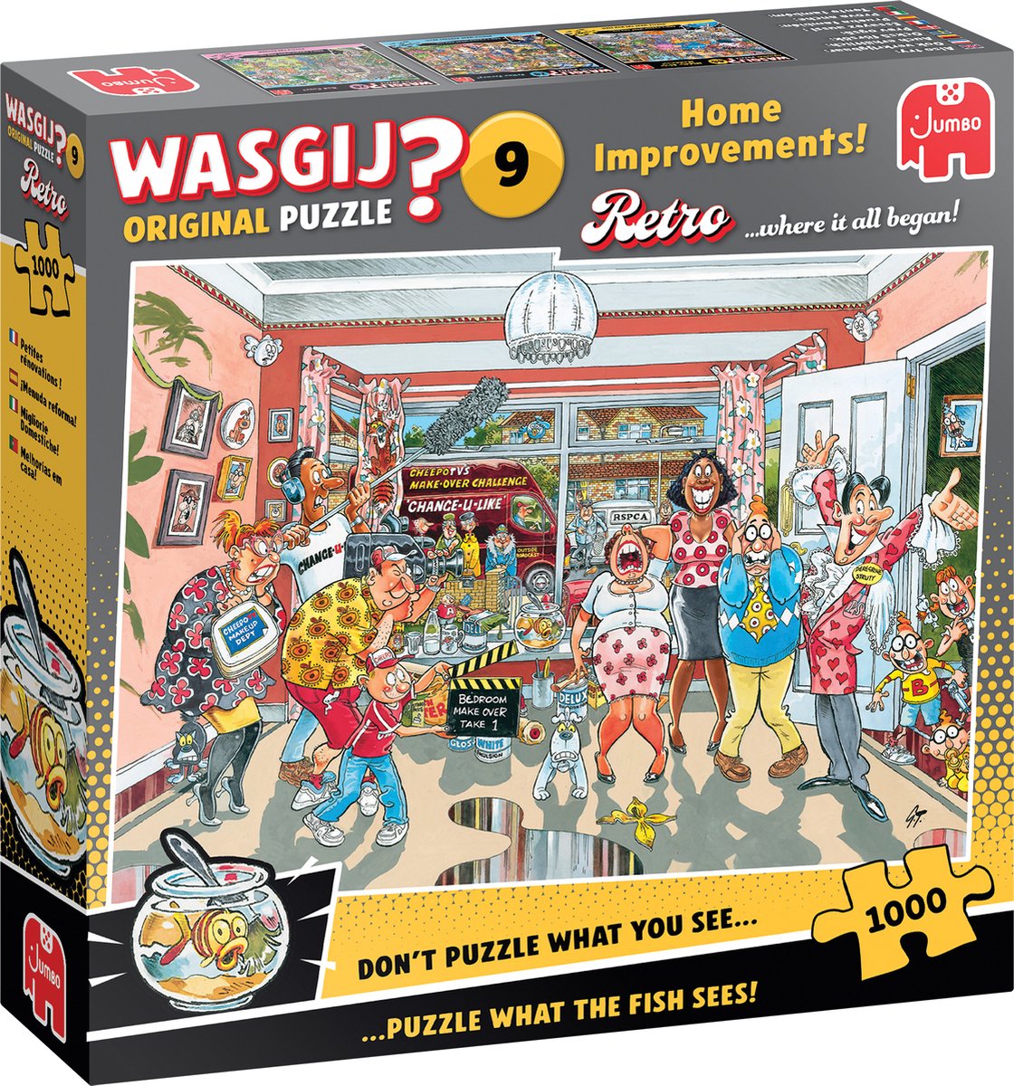 Puzzle-ghicitoare Jumbo din 1000 piese - Îmbunătățiri la domiciliu