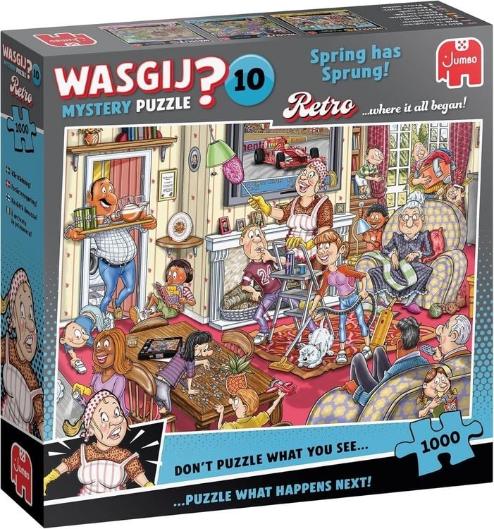 Puzzle-joc de 1000 piese Jumbo - A venit primăvara