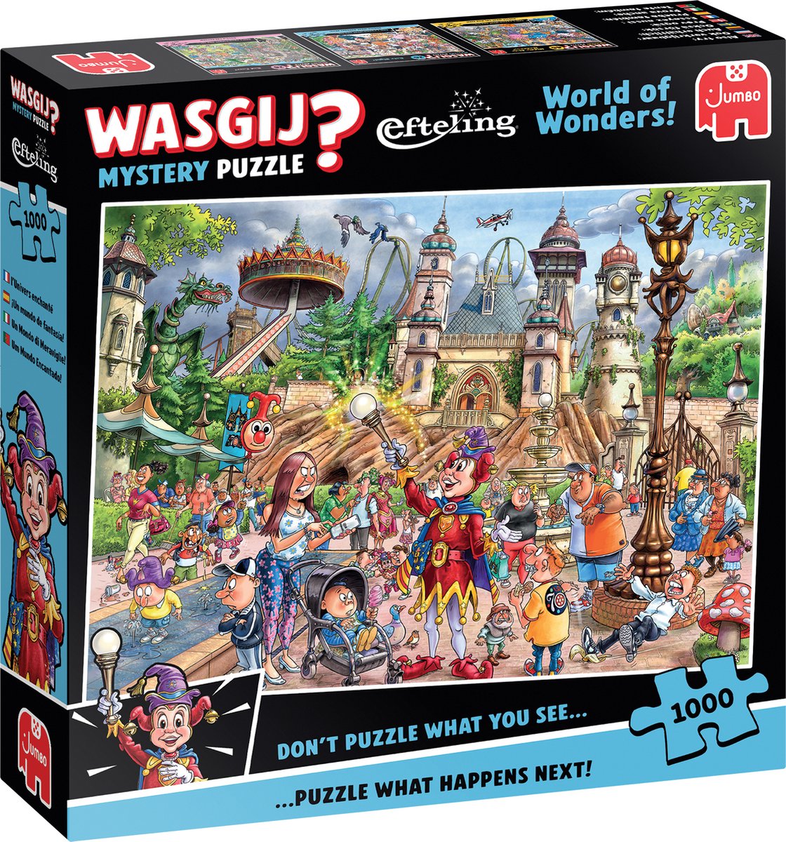 Puzzle-ghicitoare Jumbo din 1000 piese - O lume a minunilor!