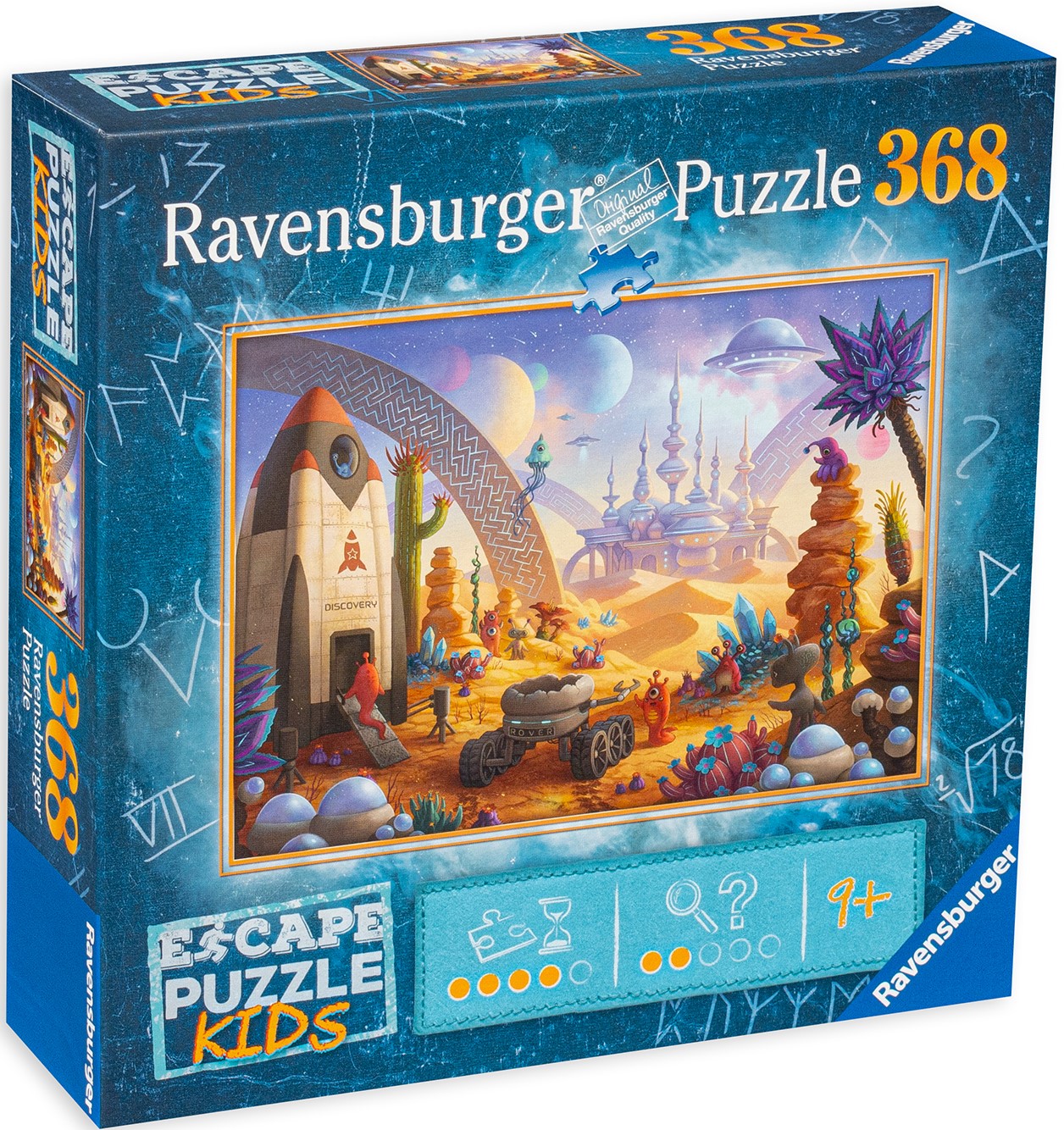 Puzzle-ghicitoare Ravensburger din 368 de piese - Misiune în spațiu