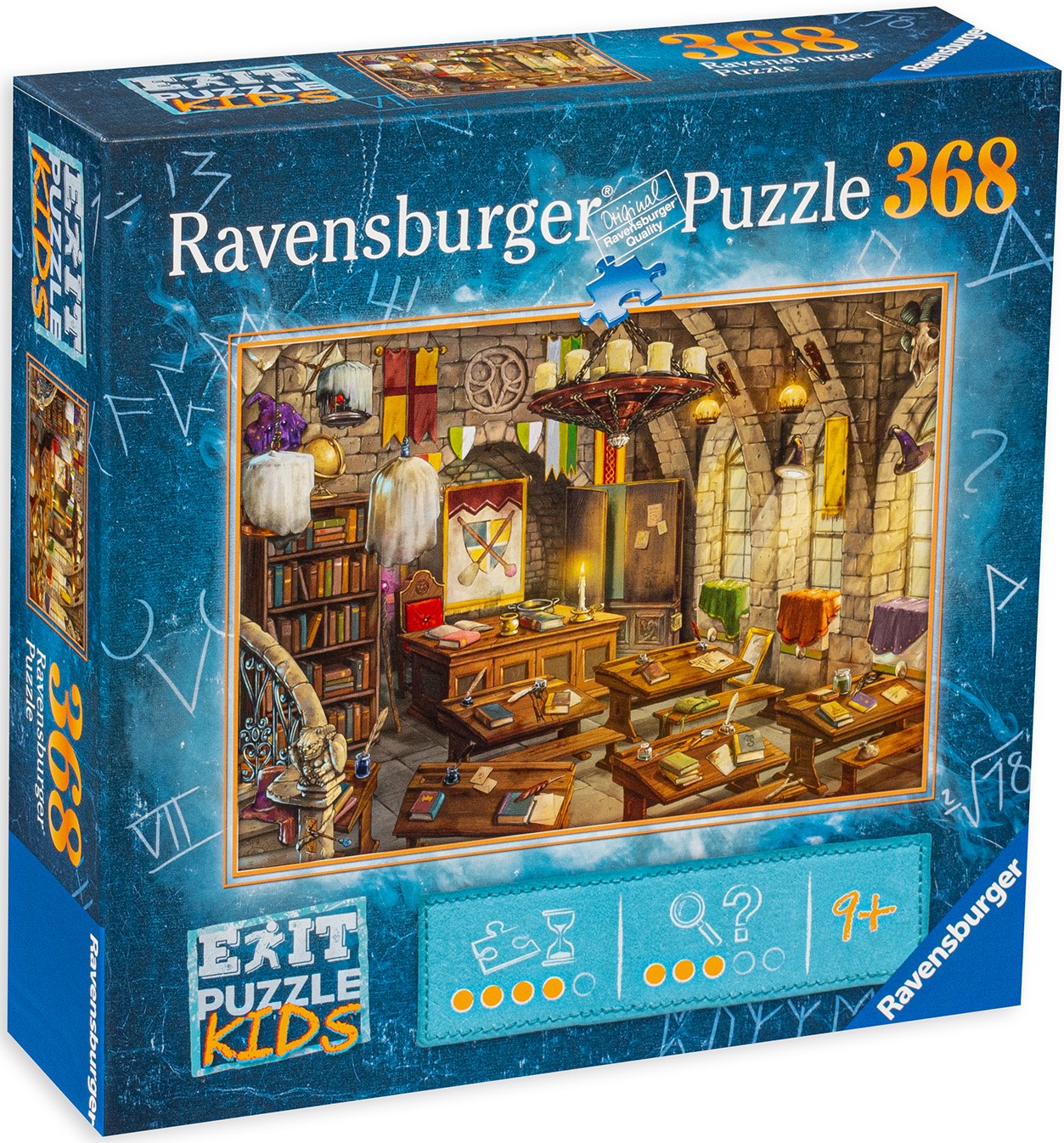 Puzzle-ghicitoare Ravensburger din 368 de piese - Școala de magie